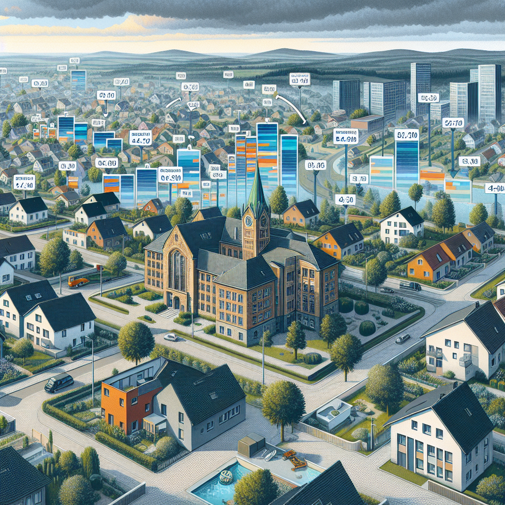 Einfluss von Bildungsnähe auf Bodenrichtwert in Bielefeld Altenhagen